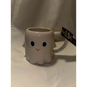 3-D Ghost Mug Stoneware‎ from Crofton - Halloween NEW 14.5 oz